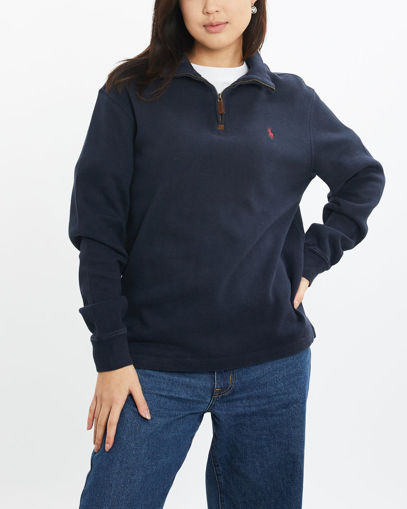 Vintage Polo Ralph Lauren Quarter Zip Sweater <br>S , The Real Deal , newtown, sydney, australia, thrift store, opshop, preloved, secondhand, sustainable, retro, antique, 70s, 80s, 90s, 2000s, 00s, fashion, clothing, streetwear, trendy, garment, style, boutique, store, shop, archive, sale, cheap, best, top