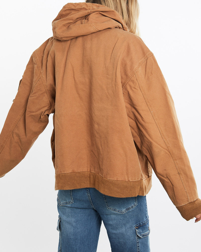 Vintage, Carhartt, Active', Jacket, The Real Deal, size medium, colour Brown, newtown, sydney, australia, thrift store, opshop, preloved, secondhand, sustainable, retro, antique, 70s, 80s, 90s, 2000s, 00s, fashion, clothing, streetwear, trendy, garment, style, boutique, store, shop, archive, sale, cheap, best, top, Jackets