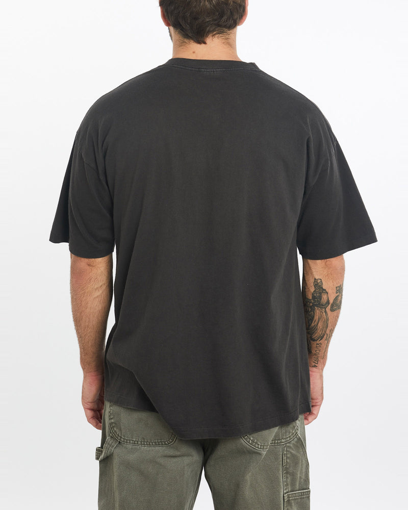 Vintage, 1989, Jack, Daniels, Alcohol, Tee, The Real Deal, size large, colour Black, newtown, sydney, australia, thrift store, opshop, preloved, secondhand, sustainable, retro, antique, 70s, 80s, 90s, 2000s, 00s, fashion, clothing, streetwear, trendy, garment, style, boutique, store, shop, archive, sale, cheap, best, top, T-Shirts