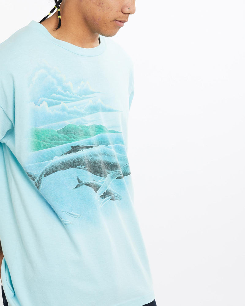 Vintage, 1997, Wildlife, Tee, The Real Deal, size large, colour Blue, newtown, sydney, australia, thrift store, opshop, preloved, secondhand, sustainable, retro, antique, 70s, 80s, 90s, 2000s, 00s, fashion, clothing, streetwear, trendy, garment, style, boutique, store, shop, archive, sale, cheap, best, top, T-Shirts