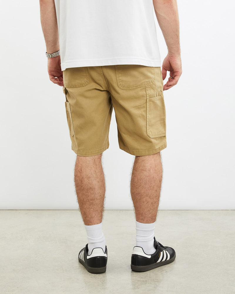 Vintage, Red, Head, Brand, Co., Carpenter, Shorts, The Real Deal, size 32", colour Brown, newtown, sydney, australia, thrift store, opshop, preloved, secondhand, sustainable, retro, antique, 70s, 80s, 90s, 2000s, 00s, fashion, clothing, streetwear, trendy, garment, style, boutique, store, shop, archive, sale, cheap, best, top, Shorts