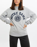 Vintage, Champion, University, of, Notre, Dame, Sweatshirt, The Real Deal, size extra small, colour Navy, newtown, sydney, australia, thrift store, opshop, preloved, secondhand, sustainable, retro, antique, 70s, 80s, 90s, 2000s, 00s, fashion, clothing, streetwear, trendy, garment, style, boutique, store, shop, archive, sale, cheap, best, top, Sweats and hoodies