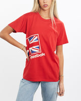 Vintage, 90s, Reebok, Tee, The Real Deal, size extra small, colour Red, newtown, sydney, australia, thrift store, opshop, preloved, secondhand, sustainable, retro, antique, 70s, 80s, 90s, 2000s, 00s, fashion, clothing, streetwear, trendy, garment, style, boutique, store, shop, archive, sale, cheap, best, top, T-Shirts