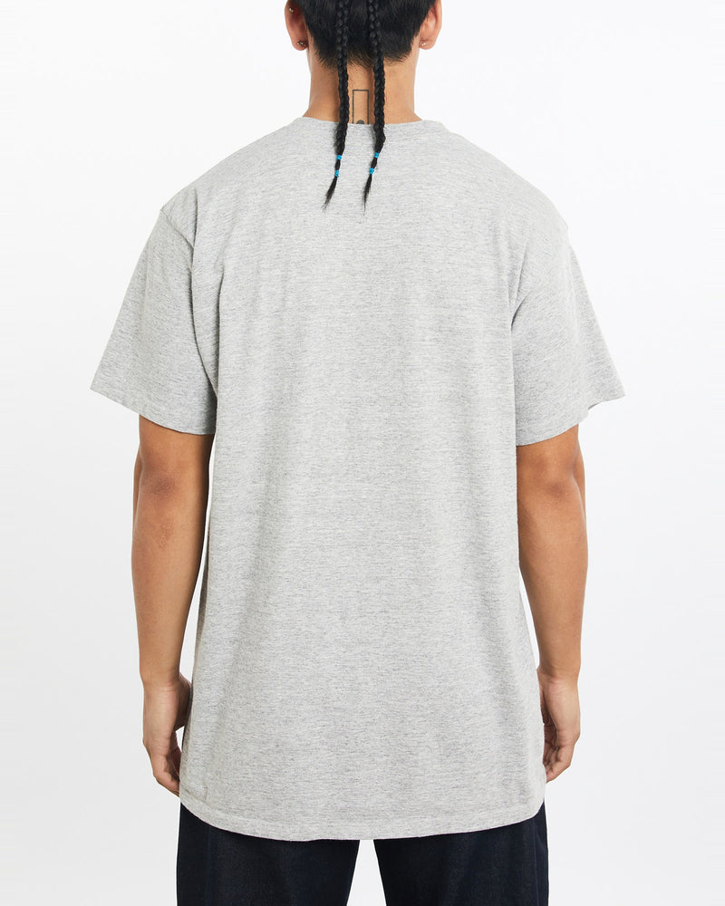 Vintage, 90s, Adidas, Tee, The Real Deal, size large, colour Grey, newtown, sydney, australia, thrift store, opshop, preloved, secondhand, sustainable, retro, antique, 70s, 80s, 90s, 2000s, 00s, fashion, clothing, streetwear, trendy, garment, style, boutique, store, shop, archive, sale, cheap, best, top, T-Shirts