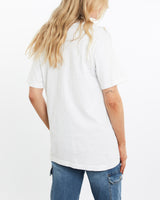 Vintage, 1995, MLB, Baltimore, Orioles, Cal, Ripken', Front, Page, Tee, The Real Deal, size medium, colour White, newtown, sydney, australia, thrift store, opshop, preloved, secondhand, sustainable, retro, antique, 70s, 80s, 90s, 2000s, 00s, fashion, clothing, streetwear, trendy, garment, style, boutique, store, shop, archive, sale, cheap, best, top, T-Shirts