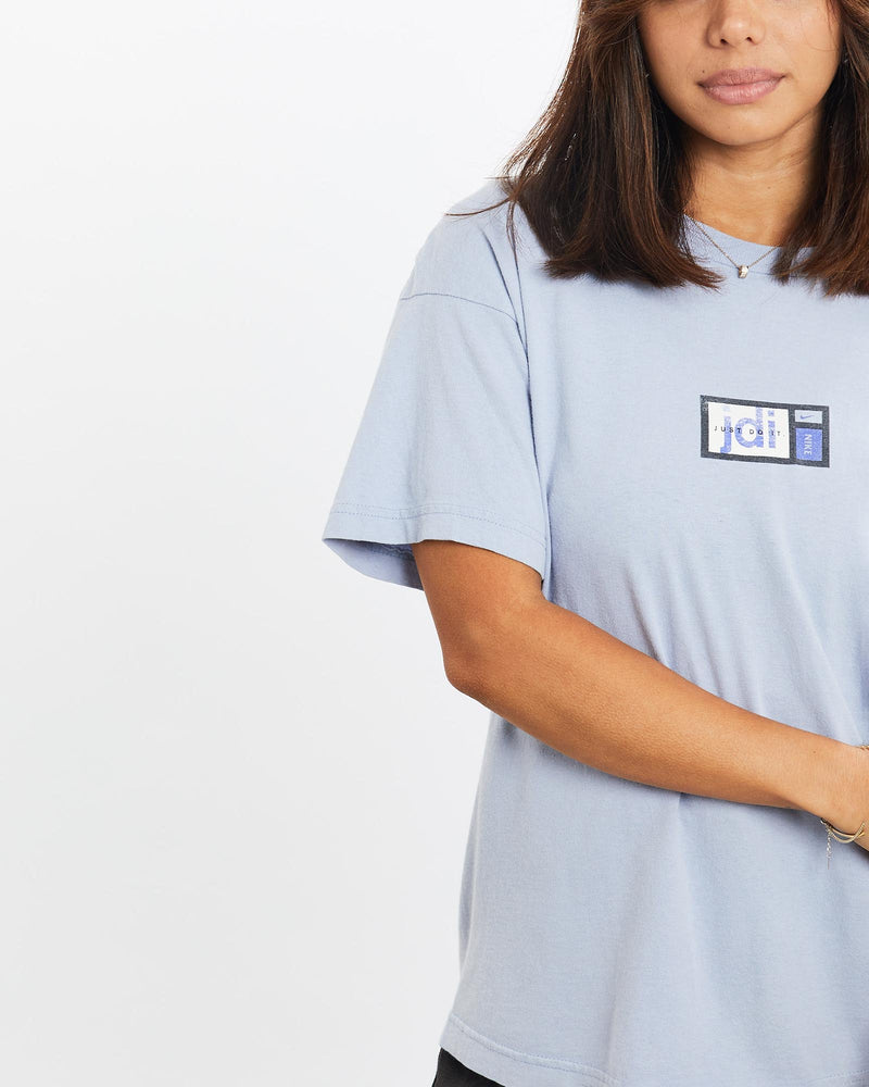 Vintage, 90s, Nike, Tee, The Real Deal, size extra small, colour Navy, newtown, sydney, australia, thrift store, opshop, preloved, secondhand, sustainable, retro, antique, 70s, 80s, 90s, 2000s, 00s, fashion, clothing, streetwear, trendy, garment, style, boutique, store, shop, archive, sale, cheap, best, top, T-Shirts