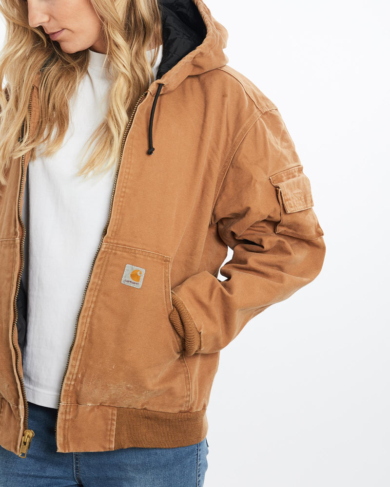Vintage, Carhartt, Active', Jacket, The Real Deal, size medium, colour Brown, newtown, sydney, australia, thrift store, opshop, preloved, secondhand, sustainable, retro, antique, 70s, 80s, 90s, 2000s, 00s, fashion, clothing, streetwear, trendy, garment, style, boutique, store, shop, archive, sale, cheap, best, top, Jackets