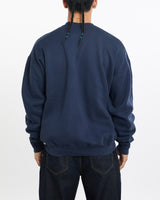 Vintage, 90s, Alaska, Sweatshirt, The Real Deal, size large, colour Navy, newtown, sydney, australia, thrift store, opshop, preloved, secondhand, sustainable, retro, antique, 70s, 80s, 90s, 2000s, 00s, fashion, clothing, streetwear, trendy, garment, style, boutique, store, shop, archive, sale, cheap, best, top, Sweats and hoodies