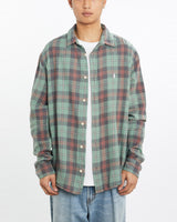 Vintage, 90s, Polo, Ralph, Lauren, Flannelette, Button, Up, Shirt, The Real Deal, size extra large, colour Multicolour, newtown, sydney, australia, thrift store, opshop, preloved, secondhand, sustainable, retro, antique, 70s, 80s, 90s, 2000s, 00s, fashion, clothing, streetwear, trendy, garment, style, boutique, store, shop, archive, sale, cheap, best, top, Shirts