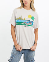 Vintage, 1985, San, Diego, Tee, The Real Deal, size extra small, colour Grey, newtown, sydney, australia, thrift store, opshop, preloved, secondhand, sustainable, retro, antique, 70s, 80s, 90s, 2000s, 00s, fashion, clothing, streetwear, trendy, garment, style, boutique, store, shop, archive, sale, cheap, best, top, T-Shirts