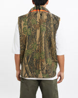 Vintage, Trebark, Realtree, Camo, Reversible, Vest, The Real Deal, size large, colour Brown, newtown, sydney, australia, thrift store, opshop, preloved, secondhand, sustainable, retro, antique, 70s, 80s, 90s, 2000s, 00s, fashion, clothing, streetwear, trendy, garment, style, boutique, store, shop, archive, sale, cheap, best, top, Jackets