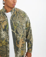 Vintage Mossy Oak Realtree Camo Button Up Shirt <br>XL , The Real Deal , newtown, sydney, australia, thrift store, opshop, preloved, secondhand, sustainable, retro, antique, 70s, 80s, 90s, 2000s, 00s, fashion, clothing, streetwear, trendy, garment, style, boutique, store, shop, archive, sale, cheap, best, top