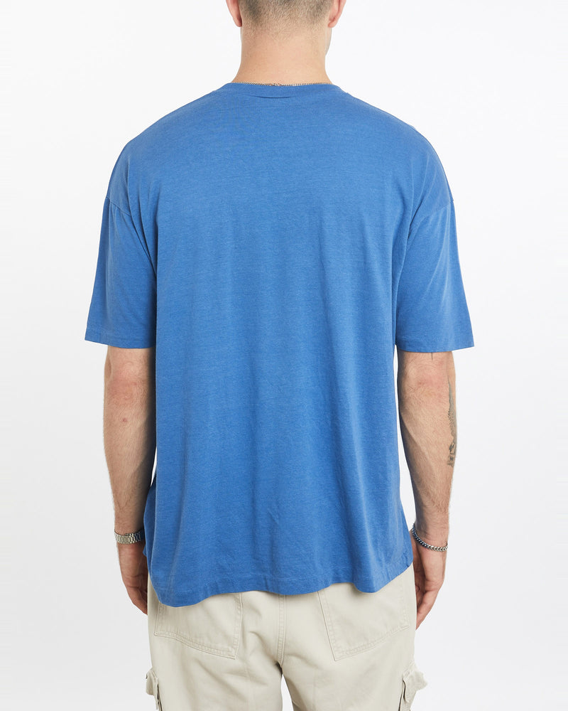 Vintage, 80s, NFL, New, York, Giants, Tee, The Real Deal, size extra large, colour Blue, newtown, sydney, australia, thrift store, opshop, preloved, secondhand, sustainable, retro, antique, 70s, 80s, 90s, 2000s, 00s, fashion, clothing, streetwear, trendy, garment, style, boutique, store, shop, archive, sale, cheap, best, top, T-Shirts