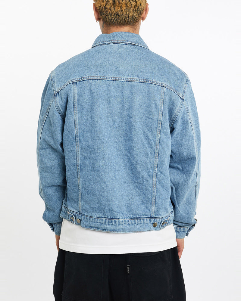 Vintage, Wrangler, Blanket, Lined, Denim, Jacket, The Real Deal, size extra large, colour Blue, newtown, sydney, australia, thrift store, opshop, preloved, secondhand, sustainable, retro, antique, 70s, 80s, 90s, 2000s, 00s, fashion, clothing, streetwear, trendy, garment, style, boutique, store, shop, archive, sale, cheap, best, top, Jackets