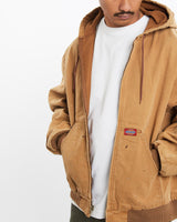 Vintage, Dickies, Workwear, Jacket, The Real Deal, size large, colour Brown, newtown, sydney, australia, thrift store, opshop, preloved, secondhand, sustainable, retro, antique, 70s, 80s, 90s, 2000s, 00s, fashion, clothing, streetwear, trendy, garment, style, boutique, store, shop, archive, sale, cheap, best, top, Jackets