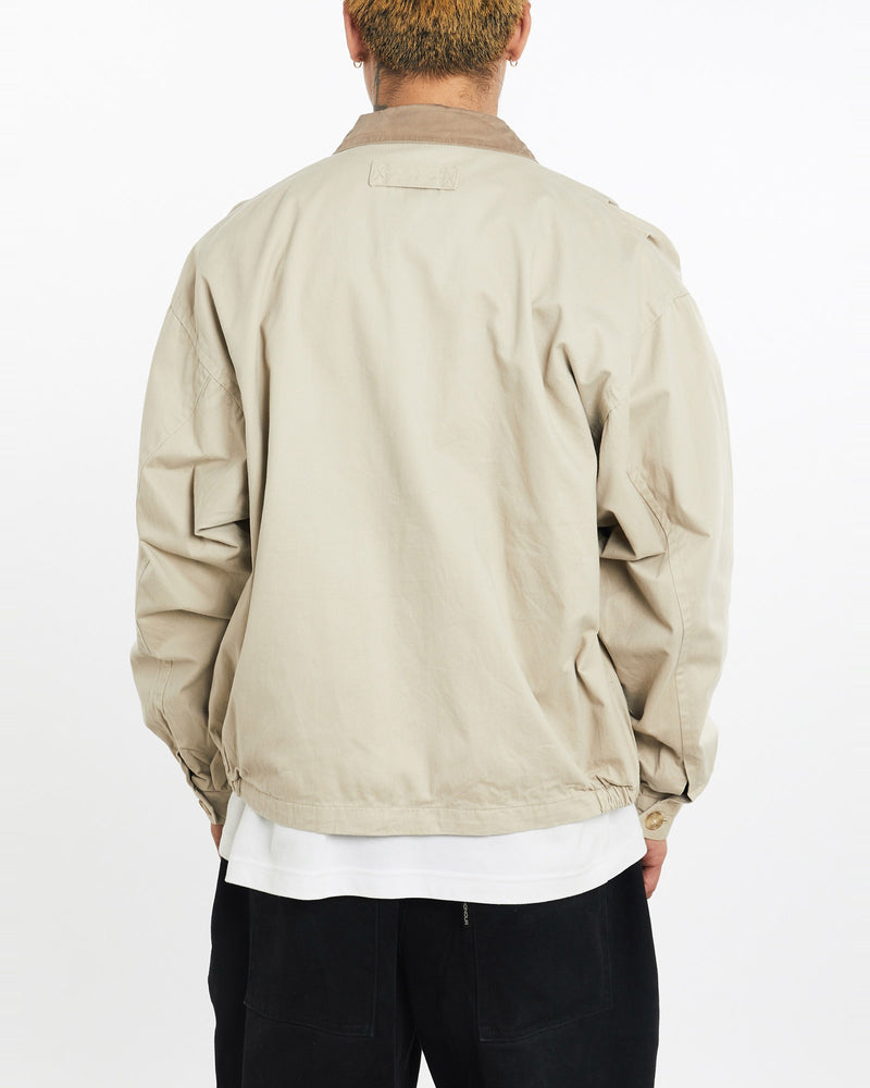 Vintage, 90s, Polo, Ralph, Lauren, Harrington, Jacket, The Real Deal, size extra large, colour Beige, newtown, sydney, australia, thrift store, opshop, preloved, secondhand, sustainable, retro, antique, 70s, 80s, 90s, 2000s, 00s, fashion, clothing, streetwear, trendy, garment, style, boutique, store, shop, archive, sale, cheap, best, top, Jackets