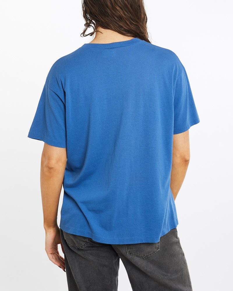 Vintage, 80s, Disney, Mickey, Mouse, Tee, The Real Deal, size medium, colour Blue, newtown, sydney, australia, thrift store, opshop, preloved, secondhand, sustainable, retro, antique, 70s, 80s, 90s, 2000s, 00s, fashion, clothing, streetwear, trendy, garment, style, boutique, store, shop, archive, sale, cheap, best, top, T-Shirts