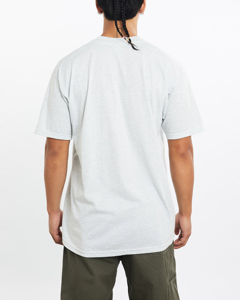 Vintage, Brad, Mueller, Racing, Tee, The Real Deal, size large, colour Grey, newtown, sydney, australia, thrift store, opshop, preloved, secondhand, sustainable, retro, antique, 70s, 80s, 90s, 2000s, 00s, fashion, clothing, streetwear, trendy, garment, style, boutique, store, shop, archive, sale, cheap, best, top, T-Shirts