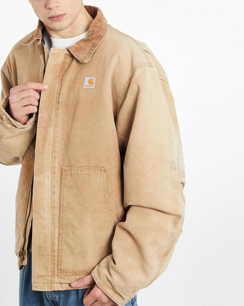 Vintage, Carhartt, Arctic', Insulated, Jacket, The Real Deal, size double extra large, colour Beige, newtown, sydney, australia, thrift store, opshop, preloved, secondhand, sustainable, retro, antique, 70s, 80s, 90s, 2000s, 00s, fashion, clothing, streetwear, trendy, garment, style, boutique, store, shop, archive, sale, cheap, best, top, Jackets