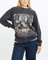 Vintage, 90s, NFL, Washington, Redskins, Sweatshirt, The Real Deal, size small, colour Black, newtown, sydney, australia, thrift store, opshop, preloved, secondhand, sustainable, retro, antique, 70s, 80s, 90s, 2000s, 00s, fashion, clothing, streetwear, trendy, garment, style, boutique, store, shop, archive, sale, cheap, best, top, Sweats and hoodies