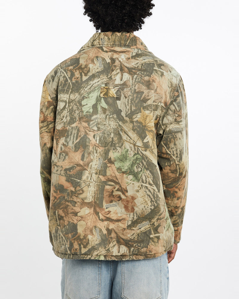 Vintage, 90s, Realtree, Camo, Jacket, The Real Deal, size large, colour Green, newtown, sydney, australia, thrift store, opshop, preloved, secondhand, sustainable, retro, antique, 70s, 80s, 90s, 2000s, 00s, fashion, clothing, streetwear, trendy, garment, style, boutique, store, shop, archive, sale, cheap, best, top, Jackets