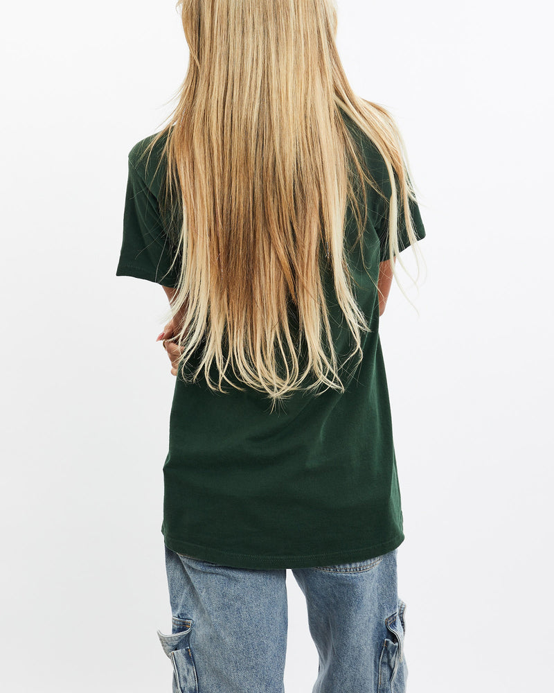 Vintage, 90s, NFL, Green, Bay, Packers, Tee, The Real Deal, size small, colour Green, newtown, sydney, australia, thrift store, opshop, preloved, secondhand, sustainable, retro, antique, 70s, 80s, 90s, 2000s, 00s, fashion, clothing, streetwear, trendy, garment, style, boutique, store, shop, archive, sale, cheap, best, top, T-Shirts