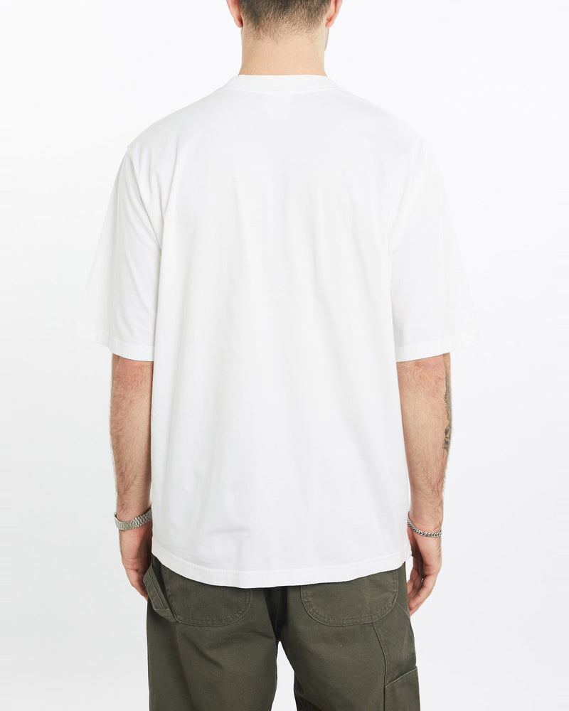 Vintage, Adidas, Tee, The Real Deal, size extra large, colour White, newtown, sydney, australia, thrift store, opshop, preloved, secondhand, sustainable, retro, antique, 70s, 80s, 90s, 2000s, 00s, fashion, clothing, streetwear, trendy, garment, style, boutique, store, shop, archive, sale, cheap, best, top, T-Shirts