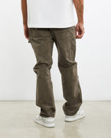 Vintage, Dickies, Carpenter, Pants, The Real Deal, size 35", colour Brown, newtown, sydney, australia, thrift store, opshop, preloved, secondhand, sustainable, retro, antique, 70s, 80s, 90s, 2000s, 00s, fashion, clothing, streetwear, trendy, garment, style, boutique, store, shop, archive, sale, cheap, best, top, Pants