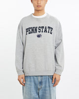 Vintage, NCAA, Penn, State, Nittany, Lions, Sweatshirt, The Real Deal, size large, colour Grey, newtown, sydney, australia, thrift store, opshop, preloved, secondhand, sustainable, retro, antique, 70s, 80s, 90s, 2000s, 00s, fashion, clothing, streetwear, trendy, garment, style, boutique, store, shop, archive, sale, cheap, best, top, Sweats and hoodies