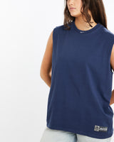 Vintage, Nike, Tank, The Real Deal, size medium, colour Blue, newtown, sydney, australia, thrift store, opshop, preloved, secondhand, sustainable, retro, antique, 70s, 80s, 90s, 2000s, 00s, fashion, clothing, streetwear, trendy, garment, style, boutique, store, shop, archive, sale, cheap, best, top, T-Shirts