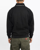 Vintage, 90s, Hard, Rock, Cafe, Long, Sleeve, Polo, Shirt, The Real Deal, size large, colour Black, newtown, sydney, australia, thrift store, opshop, preloved, secondhand, sustainable, retro, antique, 70s, 80s, 90s, 2000s, 00s, fashion, clothing, streetwear, trendy, garment, style, boutique, store, shop, archive, sale, cheap, best, top, Shirts