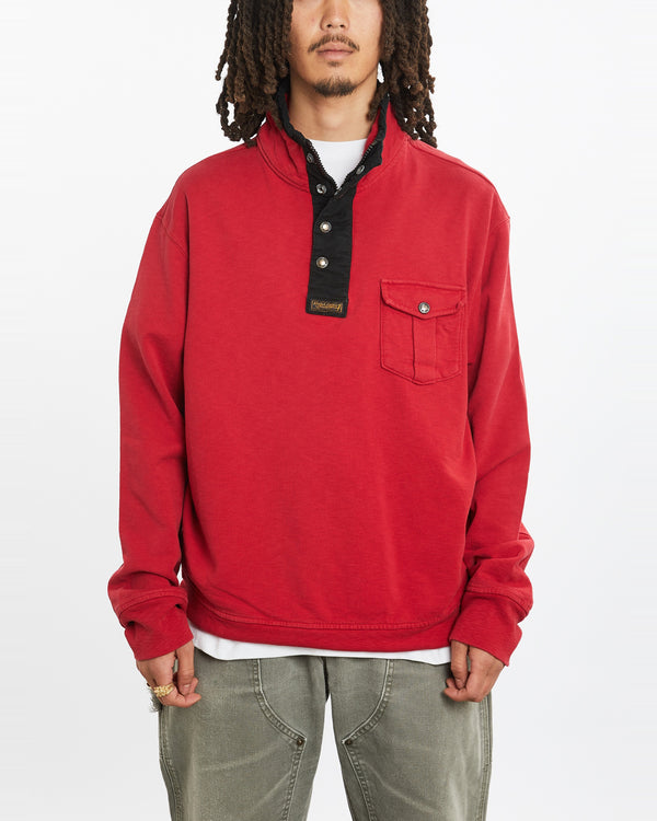 Vintage Polo Ralph Lauren Quarter Zip Sweatshirt <br>L , The Real Deal , newtown, sydney, australia, thrift store, opshop, preloved, secondhand, sustainable, retro, antique, 70s, 80s, 90s, 2000s, 00s, fashion, clothing, streetwear, trendy, garment, style, boutique, store, shop, archive, sale, cheap, best, top