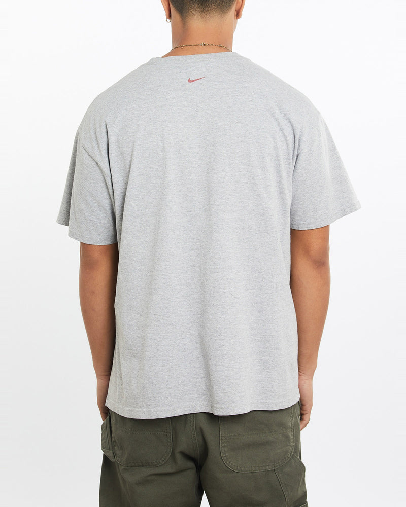 Vintage, Nike, Tee, The Real Deal, size large, colour Grey, newtown, sydney, australia, thrift store, opshop, preloved, secondhand, sustainable, retro, antique, 70s, 80s, 90s, 2000s, 00s, fashion, clothing, streetwear, trendy, garment, style, boutique, store, shop, archive, sale, cheap, best, top, T-Shirts