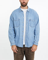 Vintage, 90s, Levi's, Denim, Button, Up, Shirt, The Real Deal, size extra large, colour Blue, newtown, sydney, australia, thrift store, opshop, preloved, secondhand, sustainable, retro, antique, 70s, 80s, 90s, 2000s, 00s, fashion, clothing, streetwear, trendy, garment, style, boutique, store, shop, archive, sale, cheap, best, top, Shirts