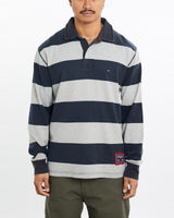 Vintage, Tommy, Hilfiger, Rugby, Shirt, The Real Deal, size large, colour Multicolour, newtown, sydney, australia, thrift store, opshop, preloved, secondhand, sustainable, retro, antique, 70s, 80s, 90s, 2000s, 00s, fashion, clothing, streetwear, trendy, garment, style, boutique, store, shop, archive, sale, cheap, best, top, Shirts