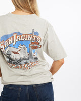 Vintage, Harley, Davidson, Tee, The Real Deal, size medium, colour Grey, newtown, sydney, australia, thrift store, opshop, preloved, secondhand, sustainable, retro, antique, 70s, 80s, 90s, 2000s, 00s, fashion, clothing, streetwear, trendy, garment, style, boutique, store, shop, archive, sale, cheap, best, top, T-Shirts