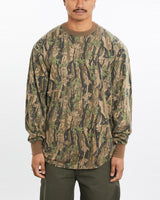 Vintage, 90s, Realtree, Camo, Long, Sleeve, Tee, The Real Deal, size large, colour Green, newtown, sydney, australia, thrift store, opshop, preloved, secondhand, sustainable, retro, antique, 70s, 80s, 90s, 2000s, 00s, fashion, clothing, streetwear, trendy, garment, style, boutique, store, shop, archive, sale, cheap, best, top, T-Shirts