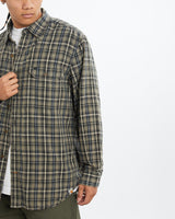 Vintage, Carhartt, Button, Up, Shirt, The Real Deal, size large, colour Green, newtown, sydney, australia, thrift store, opshop, preloved, secondhand, sustainable, retro, antique, 70s, 80s, 90s, 2000s, 00s, fashion, clothing, streetwear, trendy, garment, style, boutique, store, shop, archive, sale, cheap, best, top, Shirts