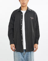 Vintage, 90s, Ralph, Lauren, Polo, Sport, Button, Up, Shirt, The Real Deal, size large, colour Black, newtown, sydney, australia, thrift store, opshop, preloved, secondhand, sustainable, retro, antique, 70s, 80s, 90s, 2000s, 00s, fashion, clothing, streetwear, trendy, garment, style, boutique, store, shop, archive, sale, cheap, best, top, Shirts