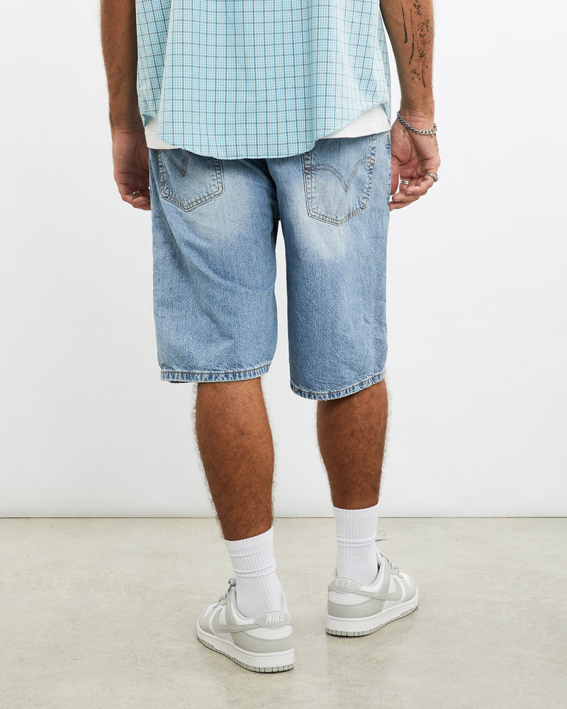Vintage, Levi's, 569, Denim, Shorts, The Real Deal, size 36", colour Blue, newtown, sydney, australia, thrift store, opshop, preloved, secondhand, sustainable, retro, antique, 70s, 80s, 90s, 2000s, 00s, fashion, clothing, streetwear, trendy, garment, style, boutique, store, shop, archive, sale, cheap, best, top, Shorts