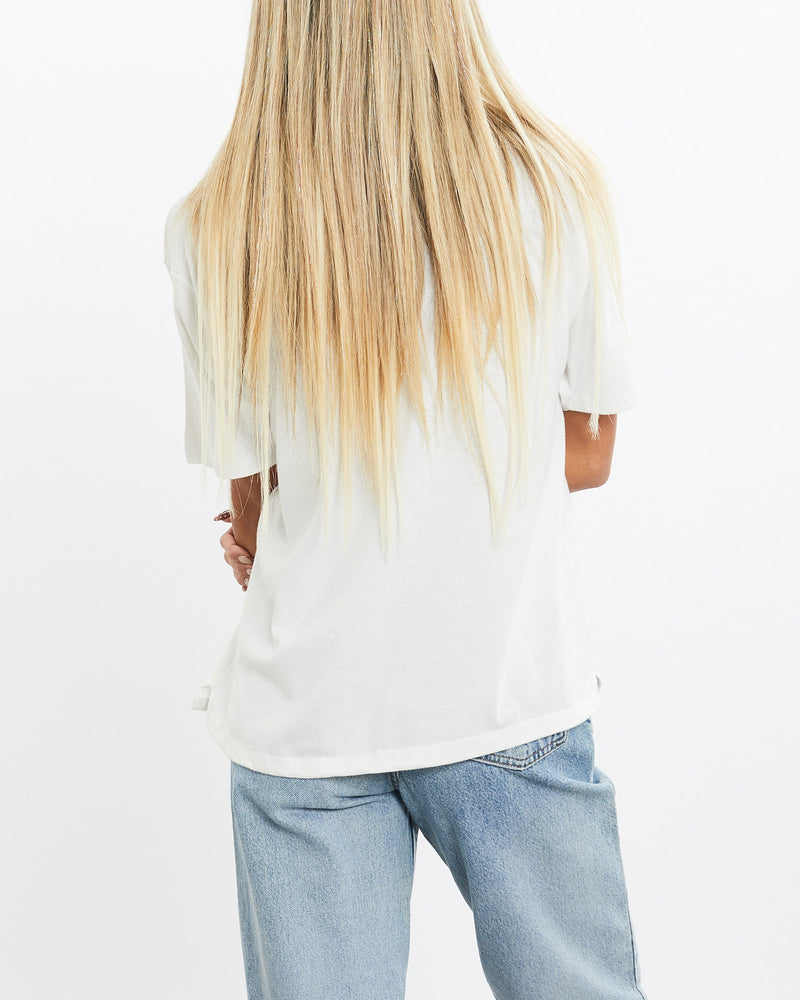 Vintage, 80s, Disney, Donald, Duck, Tee, The Real Deal, size extra small, colour White, newtown, sydney, australia, thrift store, opshop, preloved, secondhand, sustainable, retro, antique, 70s, 80s, 90s, 2000s, 00s, fashion, clothing, streetwear, trendy, garment, style, boutique, store, shop, archive, sale, cheap, best, top, T-Shirts