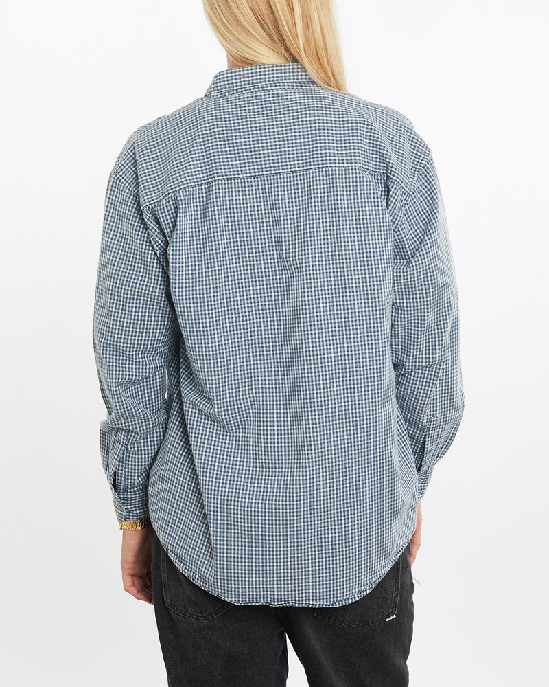 Vintage, 90s, Polo, Ralph, Lauren, Short, Sleeve, Button, Up, Shirt, The Real Deal, size medium, colour Blue, newtown, sydney, australia, thrift store, opshop, preloved, secondhand, sustainable, retro, antique, 70s, 80s, 90s, 2000s, 00s, fashion, clothing, streetwear, trendy, garment, style, boutique, store, shop, archive, sale, cheap, best, top, Shirts