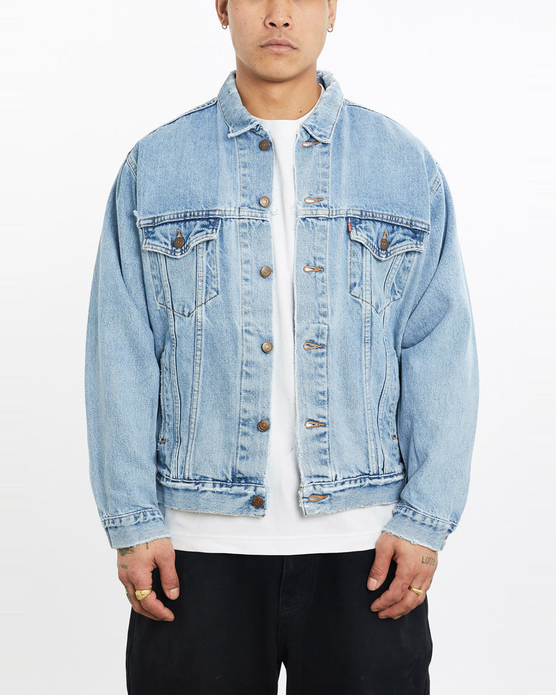 Vintage, 90s, Levi's, Denim, Jacket, The Real Deal, size extra large, colour Blue, newtown, sydney, australia, thrift store, opshop, preloved, secondhand, sustainable, retro, antique, 70s, 80s, 90s, 2000s, 00s, fashion, clothing, streetwear, trendy, garment, style, boutique, store, shop, archive, sale, cheap, best, top, Jackets