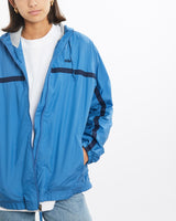 Vintage, Nike, Windbreaker, Jacket, The Real Deal, size small, colour Blue, newtown, sydney, australia, thrift store, opshop, preloved, secondhand, sustainable, retro, antique, 70s, 80s, 90s, 2000s, 00s, fashion, clothing, streetwear, trendy, garment, style, boutique, store, shop, archive, sale, cheap, best, top, Jackets