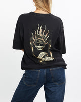 Vintage, Harley, Davidson, Tee, The Real Deal, size large, colour Black, newtown, sydney, australia, thrift store, opshop, preloved, secondhand, sustainable, retro, antique, 70s, 80s, 90s, 2000s, 00s, fashion, clothing, streetwear, trendy, garment, style, boutique, store, shop, archive, sale, cheap, best, top, T-Shirts