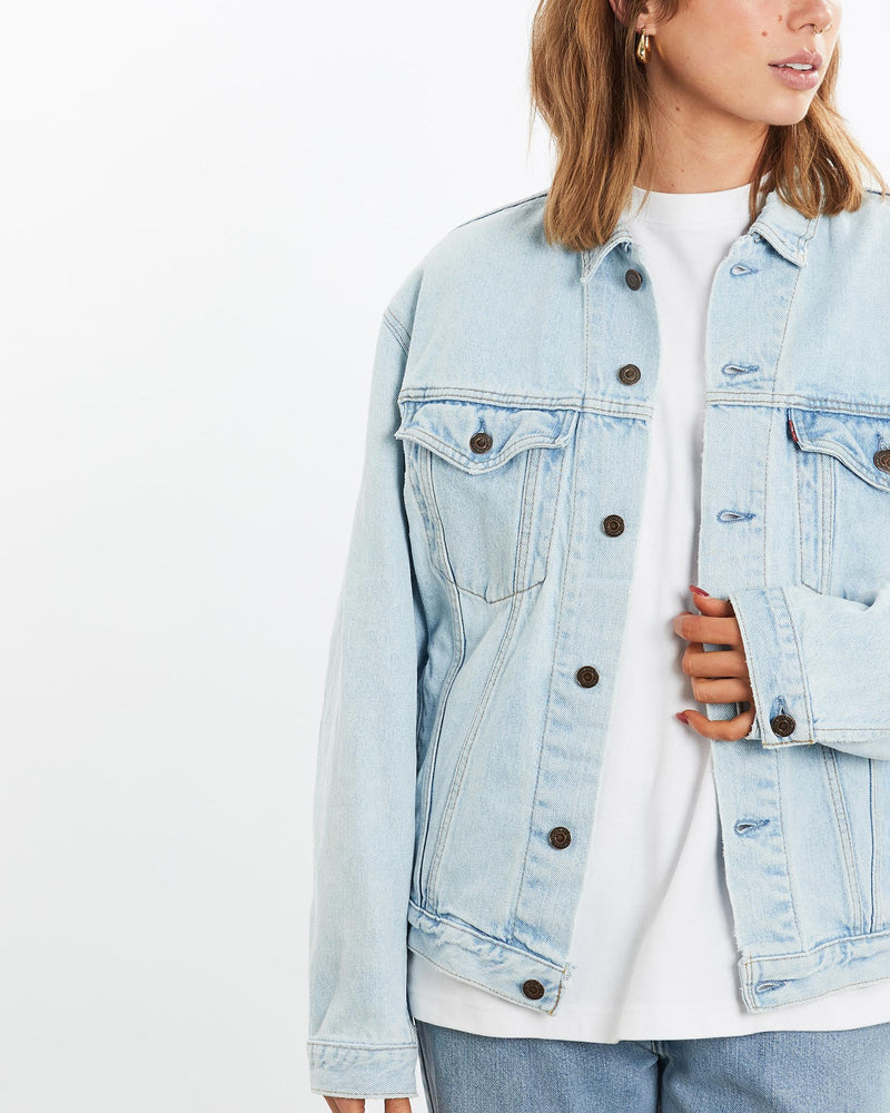 Vintage, Levi's, Denim, Jacket, The Real Deal, size medium, colour Blue, newtown, sydney, australia, thrift store, opshop, preloved, secondhand, sustainable, retro, antique, 70s, 80s, 90s, 2000s, 00s, fashion, clothing, streetwear, trendy, garment, style, boutique, store, shop, archive, sale, cheap, best, top, Jackets
