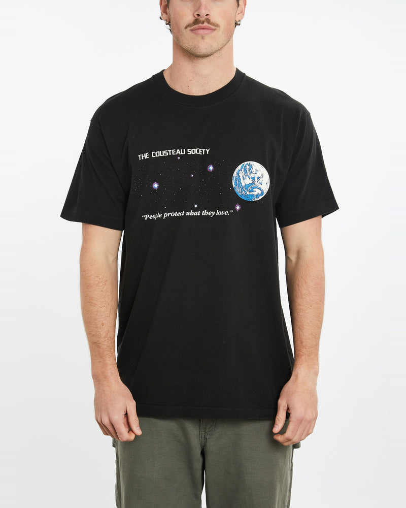 Vintage 90s The Cousteau Society Wildlife Tee <br>XL , The Real Deal , newtown, sydney, australia, thrift store, opshop, preloved, secondhand, sustainable, retro, antique, 70s, 80s, 90s, 2000s, 00s, fashion, clothing, streetwear, trendy, garment, style, boutique, store, shop, archive, sale, cheap, best, top