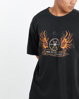 Vintage, Harley, Davidson, Tee, The Real Deal, size large, colour Black, newtown, sydney, australia, thrift store, opshop, preloved, secondhand, sustainable, retro, antique, 70s, 80s, 90s, 2000s, 00s, fashion, clothing, streetwear, trendy, garment, style, boutique, store, shop, archive, sale, cheap, best, top, T-Shirts