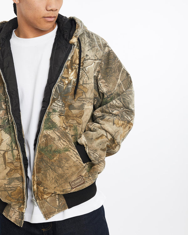 Vintage, Realtree, Camo, Jacket, The Real Deal, size large, colour Brown, newtown, sydney, australia, thrift store, opshop, preloved, secondhand, sustainable, retro, antique, 70s, 80s, 90s, 2000s, 00s, fashion, clothing, streetwear, trendy, garment, style, boutique, store, shop, archive, sale, cheap, best, top, Jackets