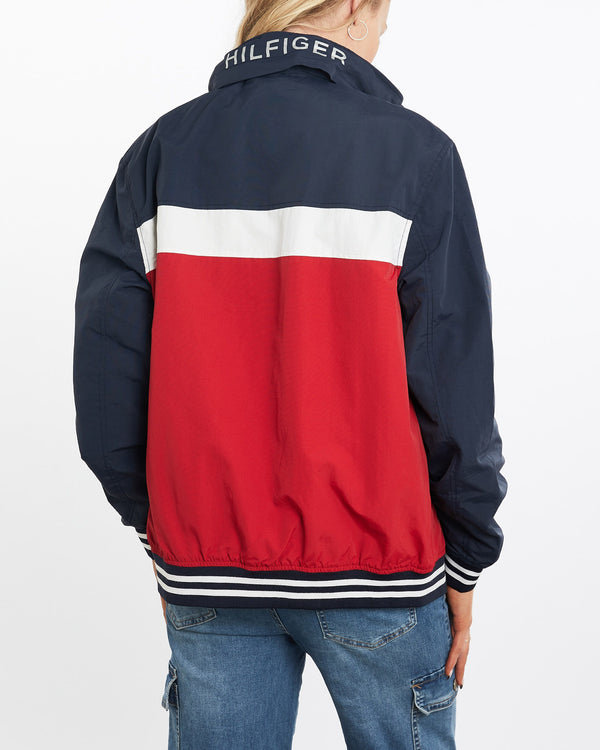 Tommy, Hilfiger, Windbreaker, Jacket, The Real Deal, size medium, colour Multicolour, newtown, sydney, australia, thrift store, opshop, preloved, secondhand, sustainable, retro, antique, 70s, 80s, 90s, 2000s, 00s, fashion, clothing, streetwear, trendy, garment, style, boutique, store, shop, archive, sale, cheap, best, top, Jackets